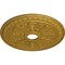 Ekena Millwork Bristol Ceiling Medallion (Fits Canopies up to 3 7/8"), 23 1/2"OD x 3 7/8"ID x 1"P, Pharaohs Gold CM23BIPGS - alternate 4